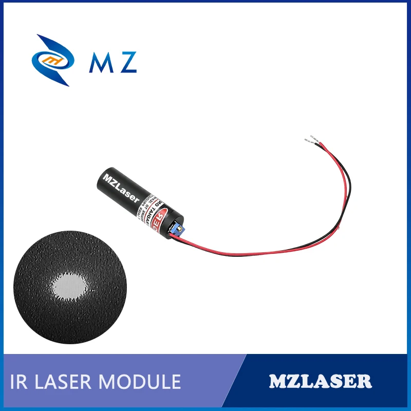 New Adjustable Power Infrared Dot Laser Module 780nm 830nm 850nm 940nm 980nm D12mm 10mW 20mW 30mW 50mW 3V for Woodworking Parts