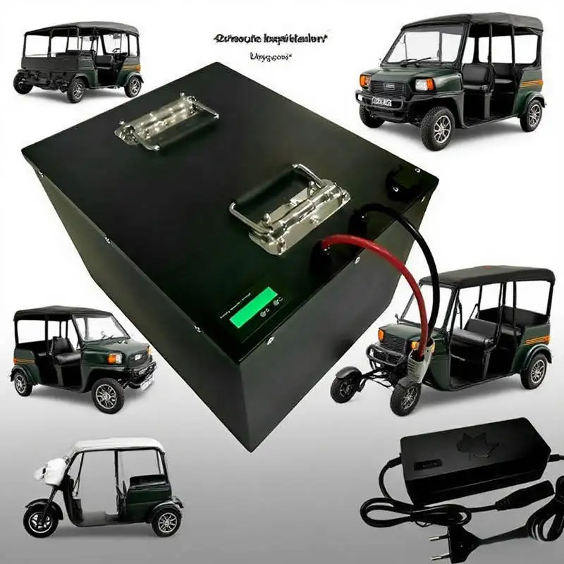 60V High-Power LiFePO4 EV Battery Pack (100Ah-200Ah) | Integrated Smart BMS + Fast Charger – Commercial Delivery Long-Endurance