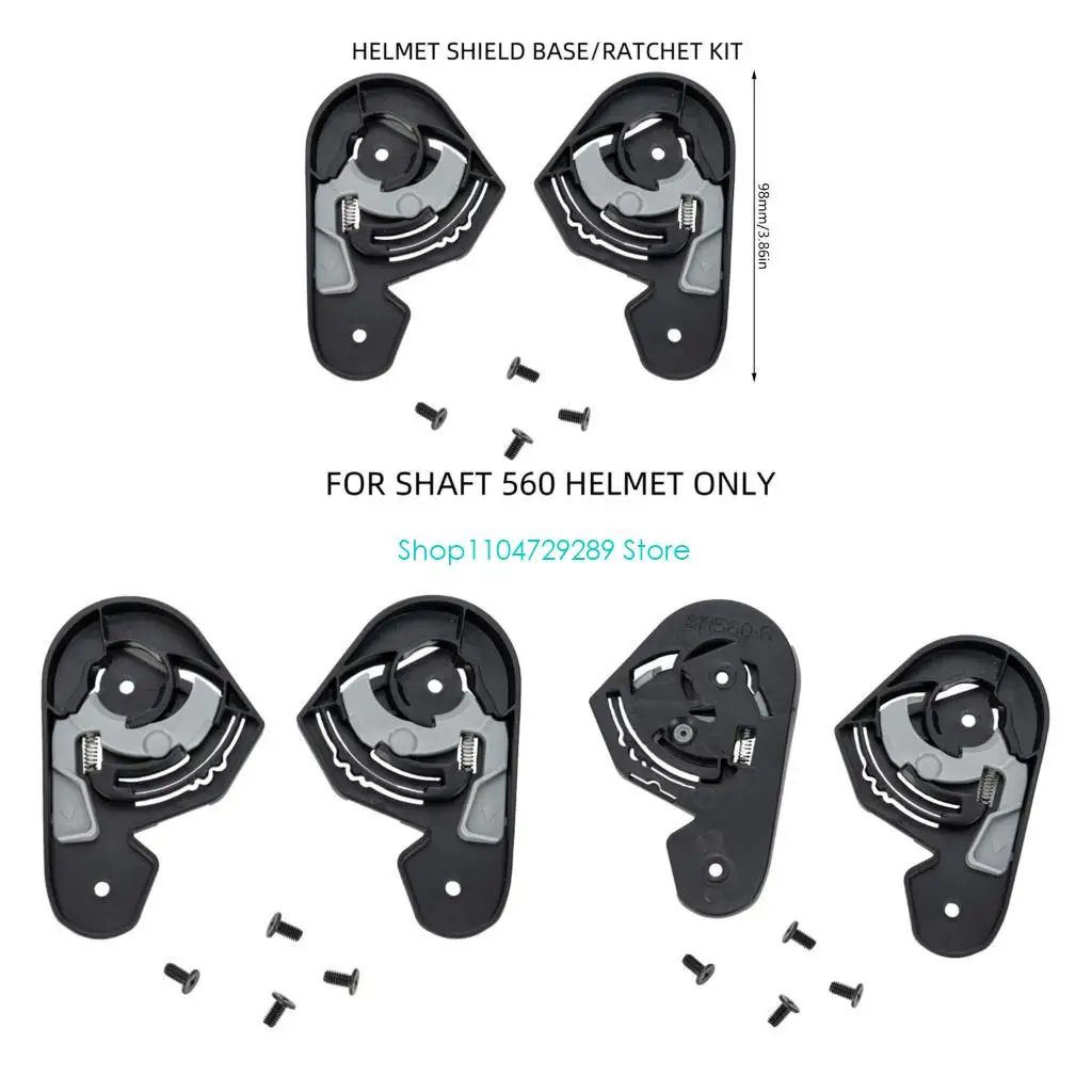 

D8KE Helmets Bottom Adapter Stability Fixation Base Quick Detach Design for SHAFT 560