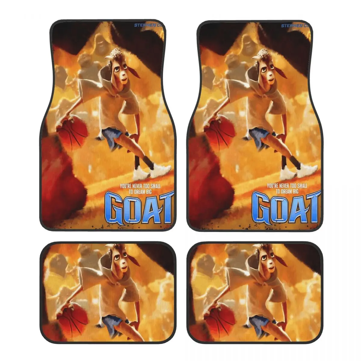 

Goats Movie Floor Mats for Cars All-Weather Waterproof Floor Mats Liner Full Set Car Accessories