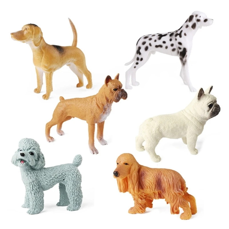 Animal Model Figure Dog Hollow Figurine Kids Educational Toy Collectible Statue