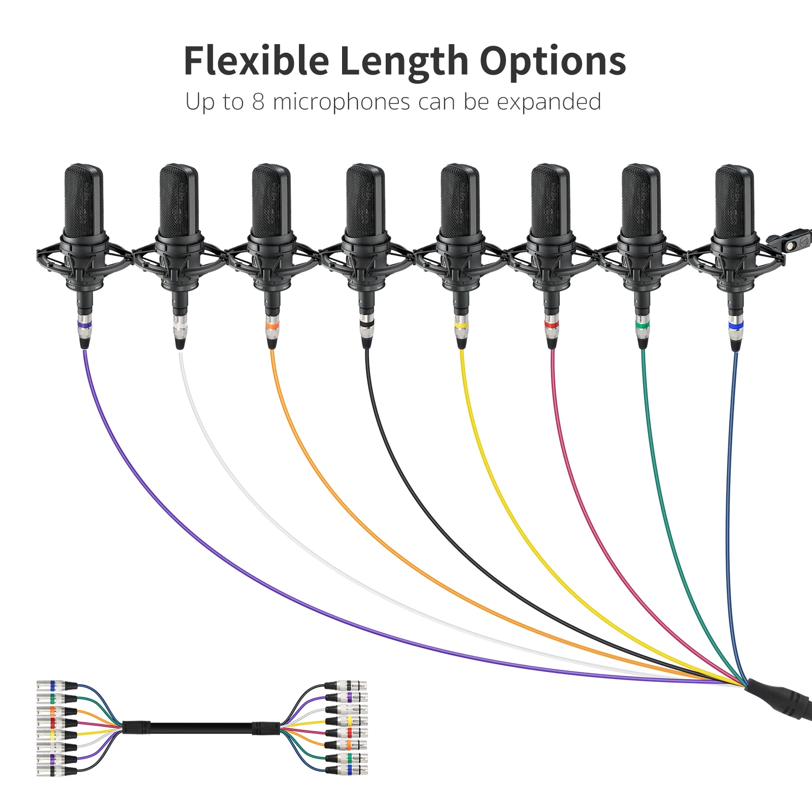 8-Input 8-Output XLR Snake Cab - Cable Xlr Balanced review and price