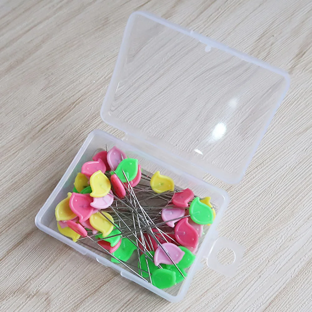 50 шт. разноцветные плоские булавки с головой птицы, прочные швейные аксессуары для рукоделия для шапок, обуви, сумок, дизайнов, швейные булавки