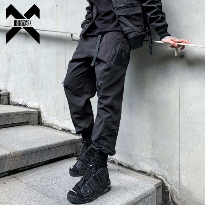

Hip Hop Tactical Cargo Pants Men Multi Pocket Joggers Trousers 2022 Autumn Functional Elastic Waist Fahsion Streetwear Pant