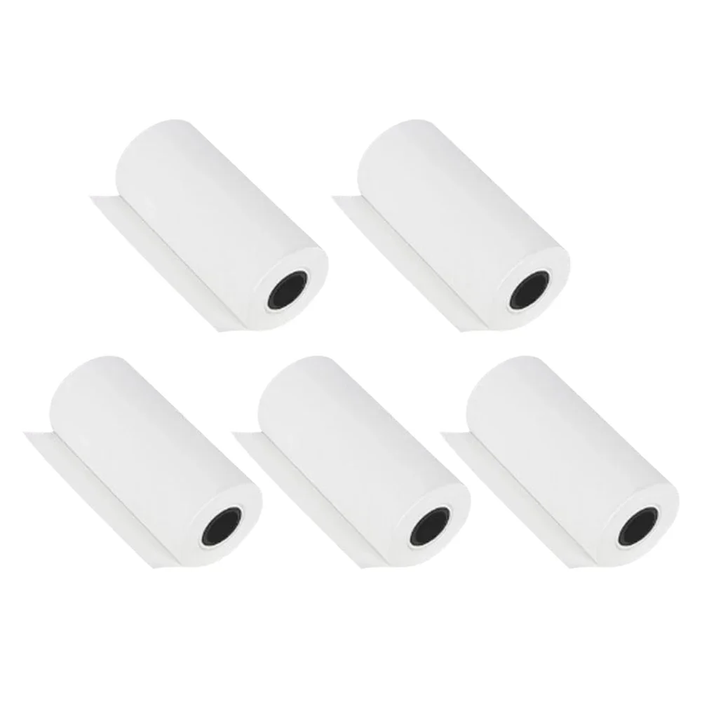 5/10 Rollen Thermisch Papier Camera Afdrukken Witte Kinderen Camera Houtpulp Instant Print Kids Vloeipapier Miniprinter Accessoire - afbeelding 1