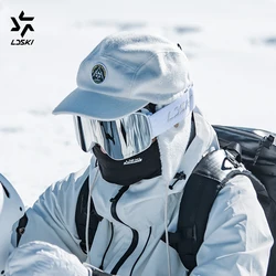 LDSKI Chapéu do caçador do esqui Quente Fleece Ear Proteção Ajustável Aperte Snowboarding Inverno Outdoor Sports Mulheres Homens Cap