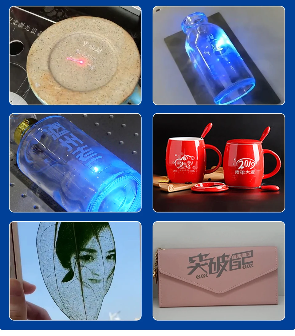 3W 5W 10W Desktop UV Laser Marking Marker Machine for Metal Plastic Paper Leather Glass Air Cooling Marking Machine