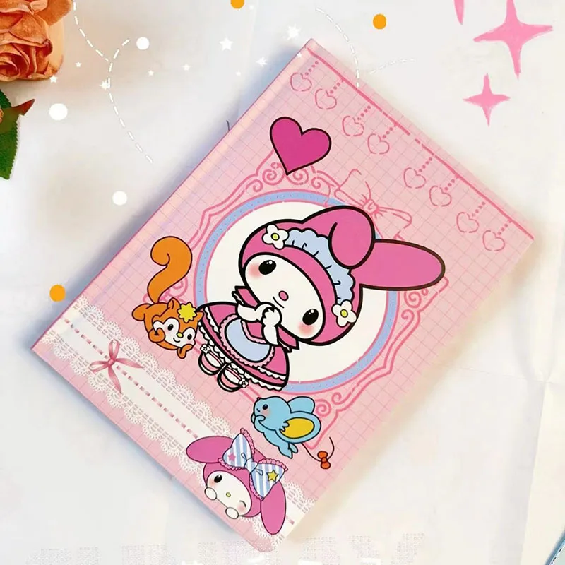 Pagina a colori A5 Notebook da ufficio con guscio rigido Simpatico cartone animato Hello Kitty Cover Pagina interna a colori Lineae Transversae Diario