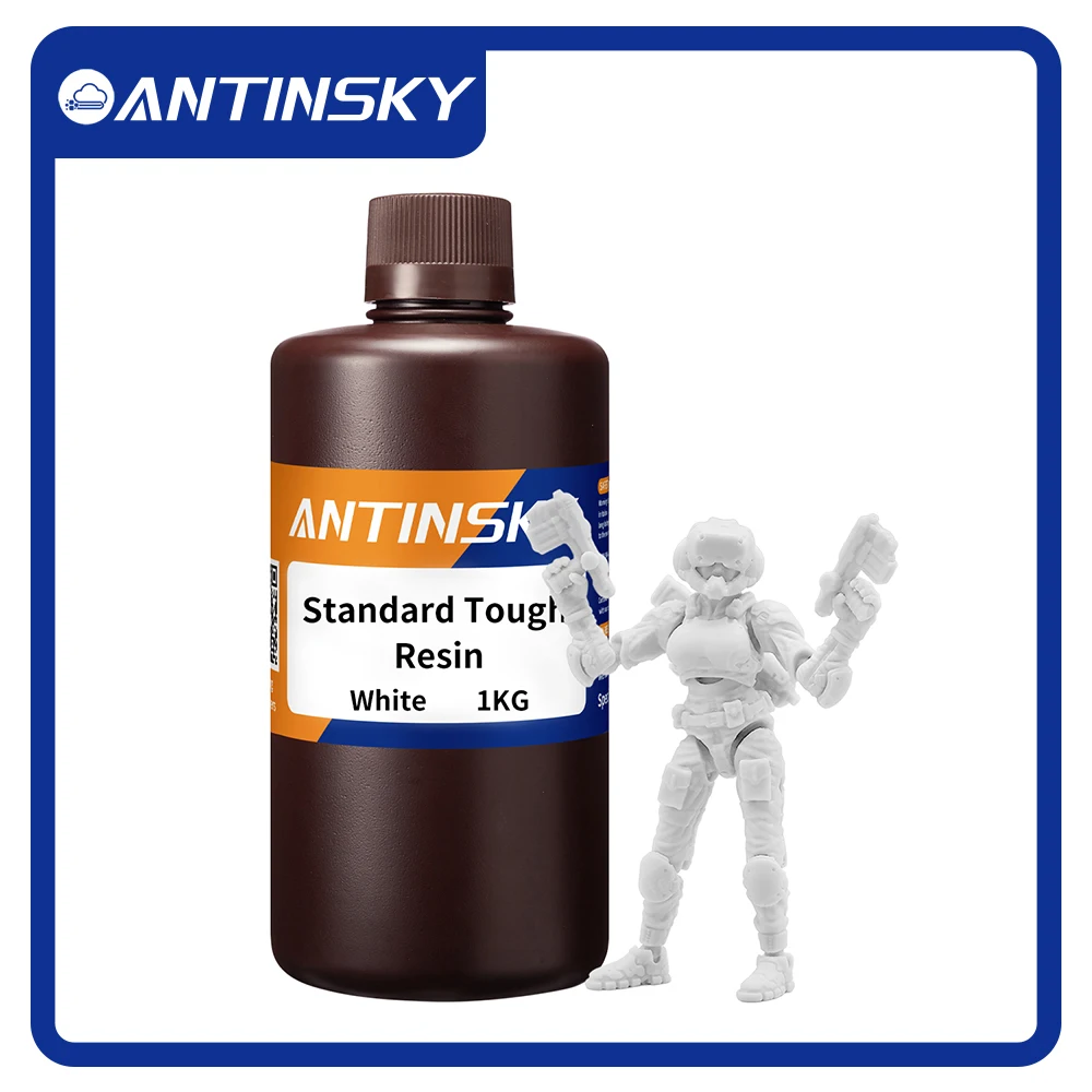 

ANTINSKY Standard Tough 3d printer resin Low Viscosity & Low Odor high-quality prints with low shrinkage 3d resins