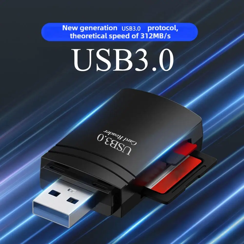 OLAF USB 3.0 card reader TF/SD card 2-in-1 dual slot card reader suitable for cameras, drones, tablets, televisions, etc