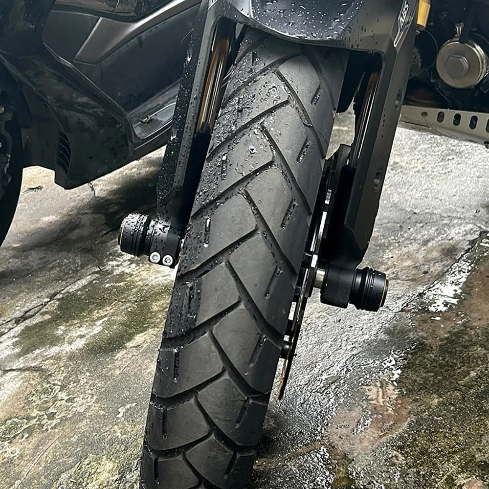 Für DUCATI Multistrada V4 S Sport Rally MTS V4S Zubehör Motorrad Vorderrad-Achsgleitschutz Pad Hinterer Ständer-Schutz – Detail 5