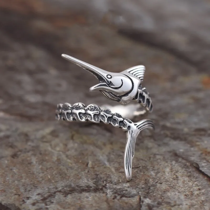 Women's 925 Sterling Silver Sanding Face Adjustable Ring