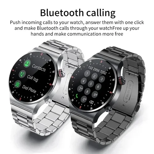 Imagen 2 del producto Xiaomi NFC Bluetooth llamada reloj inteligente hombres pantalla completa pulsera deportiva impermeable ECG Monitor de salud reloj inteligente para IOS Android