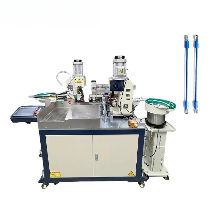 New  Fully Automatic Double Head Wire Cutting Stripping Crimping Machine for Loose Insulated Terminals 1200-1600