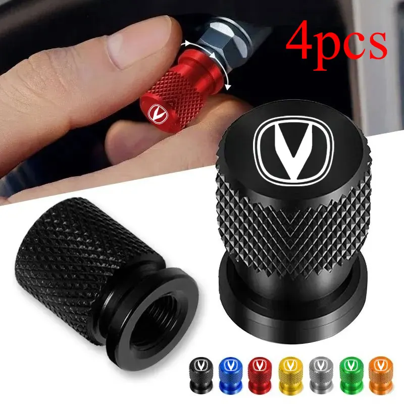 Accesorios para Auto: Juego de 4 Tapas de Válvula de Neumático de Aluminio para Changan CS35 Plus, CS55 PLUS, CS75 PLUS, Eado, UNI-T, UNI-K 2025