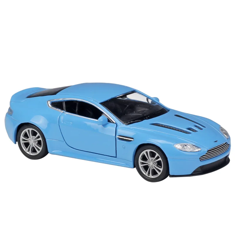 

WELLY 1:36 Diecast Simulator Aston Martin V12 Vantage Pull Back Metal Model Car Alloy Toy Car Vehicle For Kids Gifts