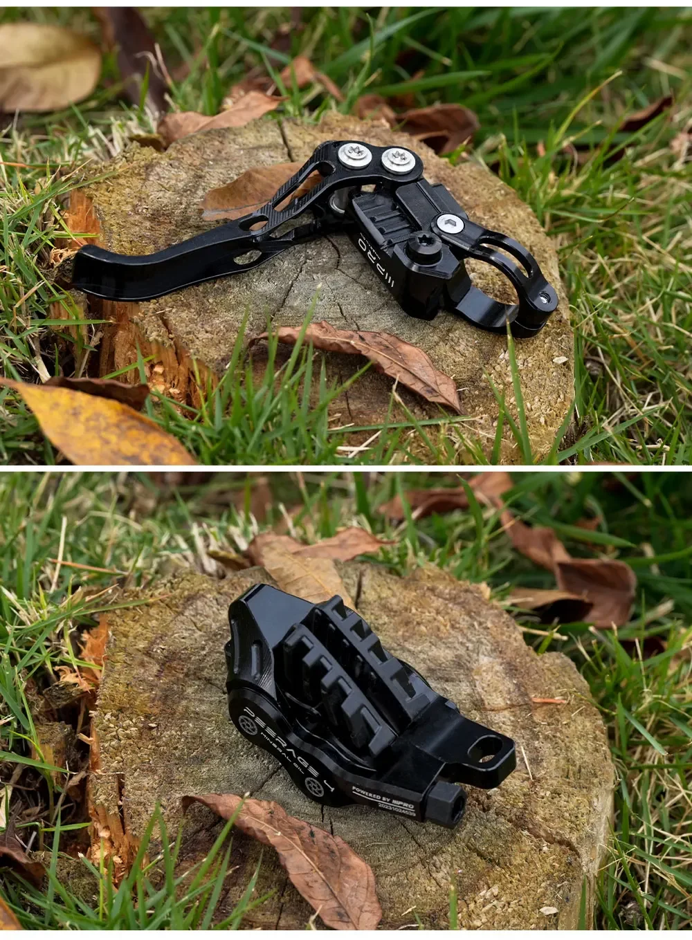 Onirii/iiipro 4-Kolben-Vertikalzylinder mtb hydraulisches Scheiben brems rad für volles internes Kabel layout am dh Mountainbike – Detail 7