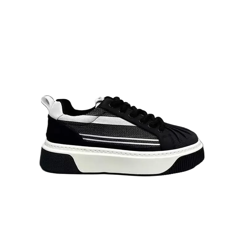 Zapatos Con Punta A Rayas De Diseño Moderno Para Hombre, Zapatos Planos Suaves Y Ligeros, Zapatillas De Skate, Retro 2025_voghion.com