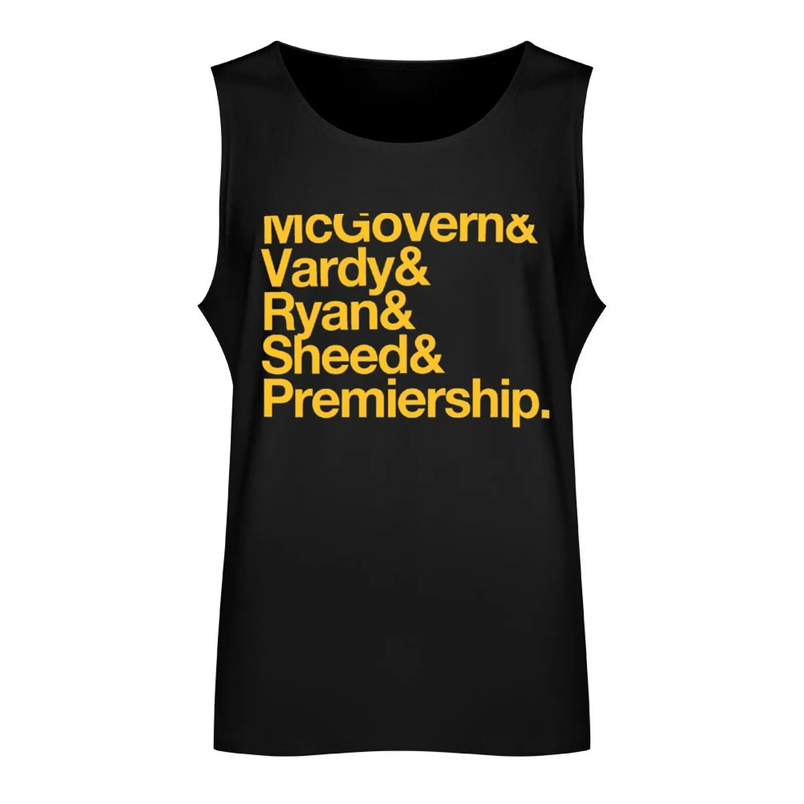 AFL West Coast Eagles Premiers 2018 McGovern Vardy Ryan Sheed Tank Top sexy clothes men gym clothing men T-shirt sports