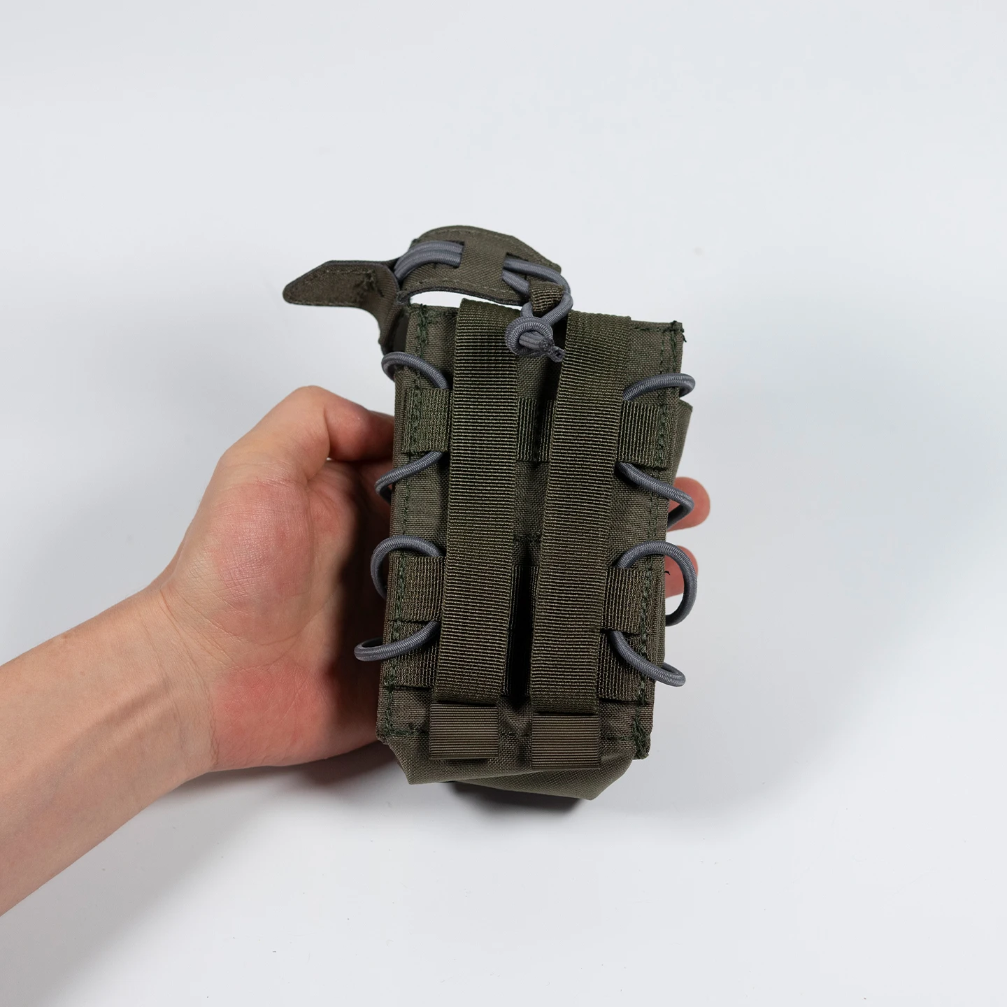 M4 Doppel- & Dreifach-Magazintaschen, Mehrzwecktasche, Schnellzugriff, 500D Nylon, Ranger-Grün – Detail 14