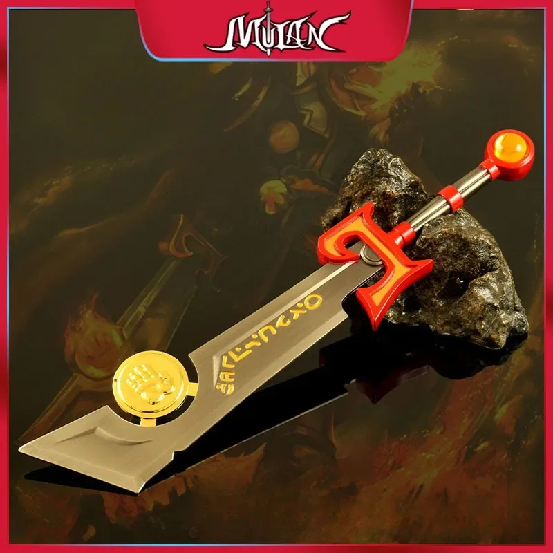 

30CM World of Warcraft Game Peripherals Ashbringer Full Metal Craft Model Collectible Desk Ornaments Cosplay Sword Toy Boy Gifts