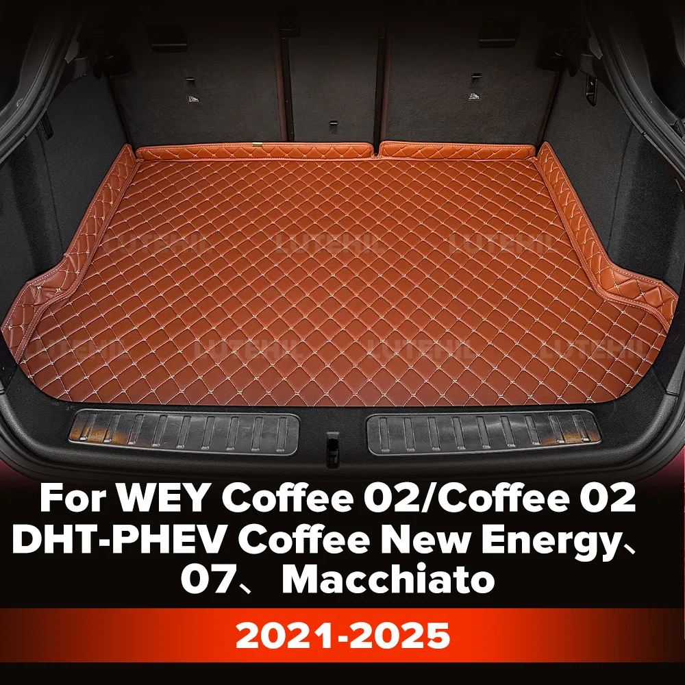 

Для WEY Coffee 02/Coffee 02 DHT-PHEV、Coffee New Energy、07、Macchiato 2021-2025 Автомобильный коврик в багажник, аксессуары для интерьера
