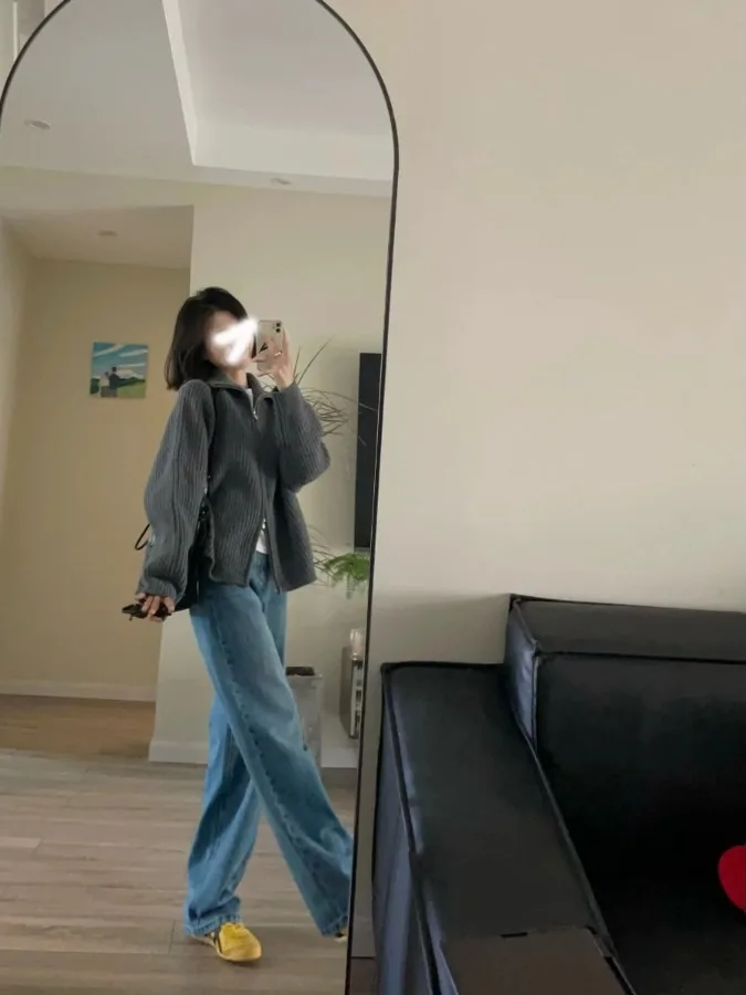 ay Collared Knit Sweater Coat Women's Autumn Winter Soft Cozy Loose Outerwear High End Feel Beautifully Stitched Open Cardigan