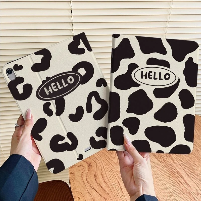 

Smart Case with Pen Holder for Ipad Air 5th Generation Case 10.2 7th 8th 9th Gen Ipad Mini6 8.3 Pro 11 2nd 3rd 4th Leopard Print
