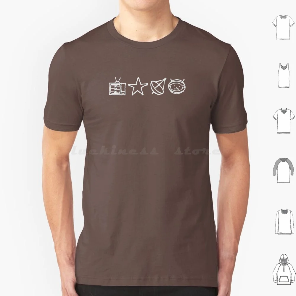 - Zoo Tv-White T Shirt Big Size 100% Cotton Joshua Tree Bono The Adam Clayton Larry Mullen Music Music