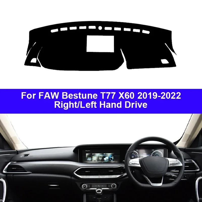 

Car Auto Inner Dashboard Cover For FAW Bestune T77 X60 2019 2020 2021 2022 Dashmat Carpet Cape Sun Shade Pad Rug