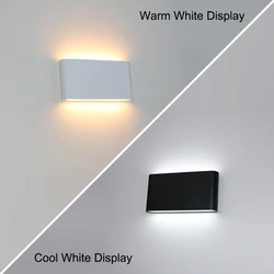 Waterproof Outdoor Wall Lamp LED Modern Lighting fixtures Minimalist Indoor Outdoor Bedroom balcony Porch Garden Deco Wall Light