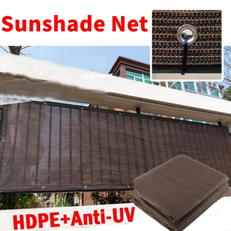 

Сетка для затенения 95% солнечных лучей, плотная, из высокопрочного HDPE, устойчивая к УФ-излучению, подходит для дворов, пергол, садов, суккулентов.