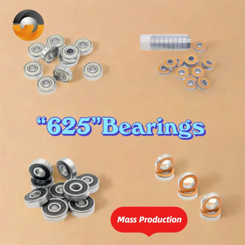 

Подшипник 625 5x16x5 мм диаметром 5 мм для 3D-принтера 625RS Промышленные двигатели 625ZZ Гибридный керамический шарикоподшипник из нержавеющей стали S625RS CB