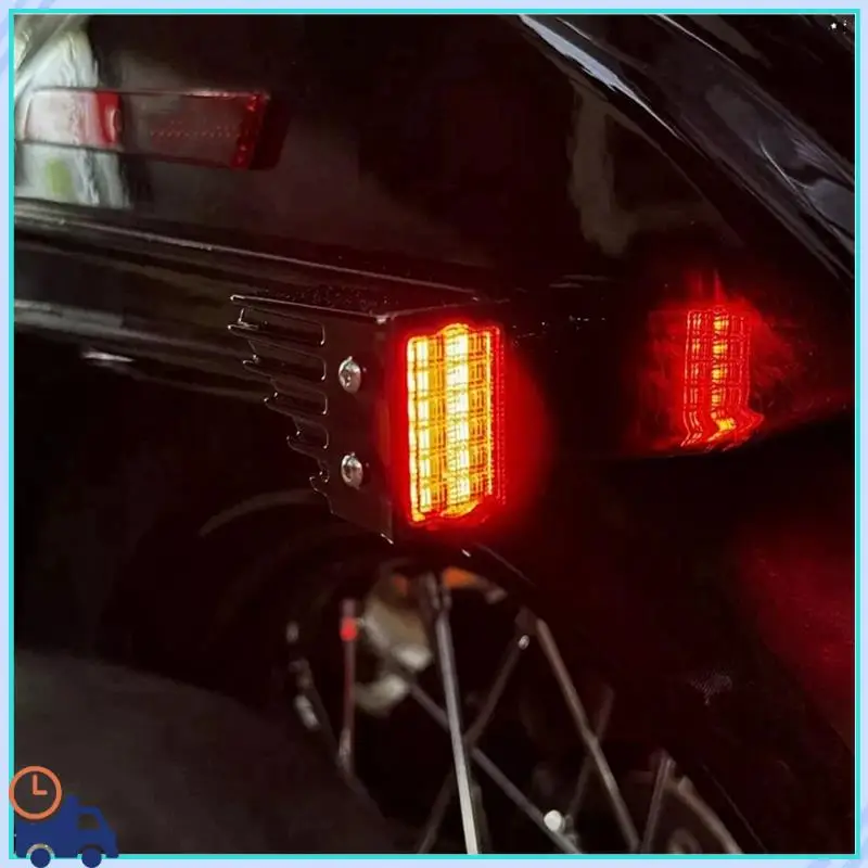 

Motorcycle Mini Rear Fender Struts Turn Signal Lights For M8 SOFTAIL Street Bob Standard Breakout 117 Low Rider S