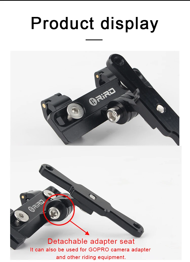 RIRO Fahrrad Wasser Flasche Käfig Extender MTB Wasser Tasse Halter Konverter Rennrad Sattel Verlängerung Halterung Änderung Teile – Detail 6