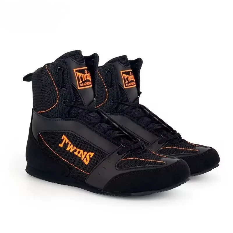 Designer Brand Wrestling Shoes Mesh Breathable Fighting Shoes Comfortable Boxing Shoes Anti-Slippery Gym Training Shoe Couples