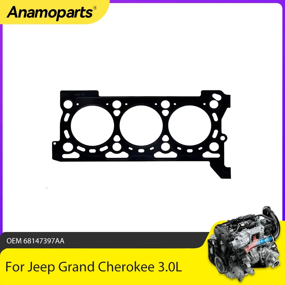 Engine Parts Cylinder Head Gasket Right Side Fit 3.0L V6 DIESEL For Chrysler Jeep Grand Cherokee Wrangler Ram 1500 3.0L 14-22