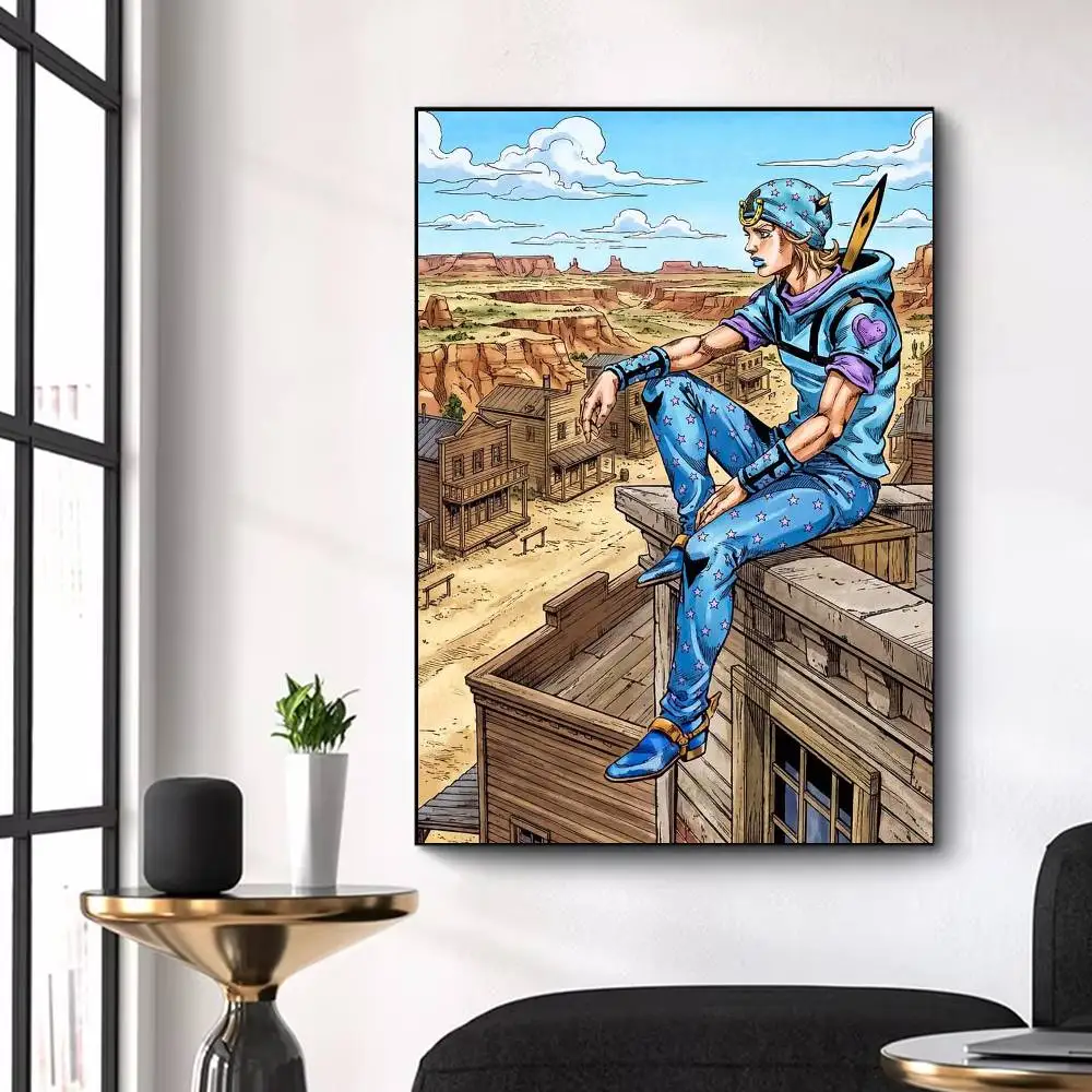 nJoJos Bizarre Adventure  Poster High Quality Dorm Living Room Aesthetic Wall Decoration Painting Stickers Gift