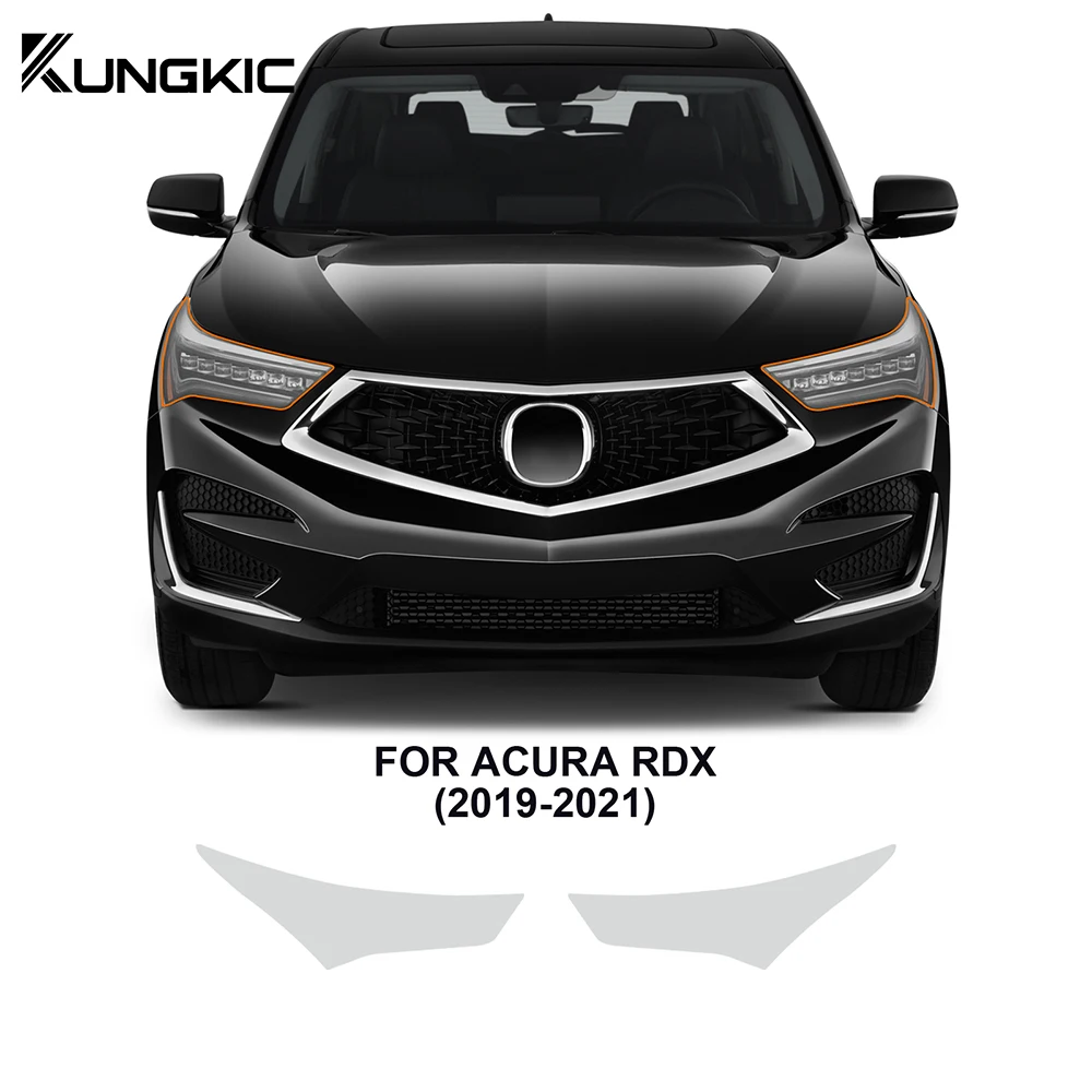 for Acura RDX 2019 2020 2021 Clear Decal Pre Cut TPU Original Transparent Protection Film Headlight Rearview Mirror Sticker