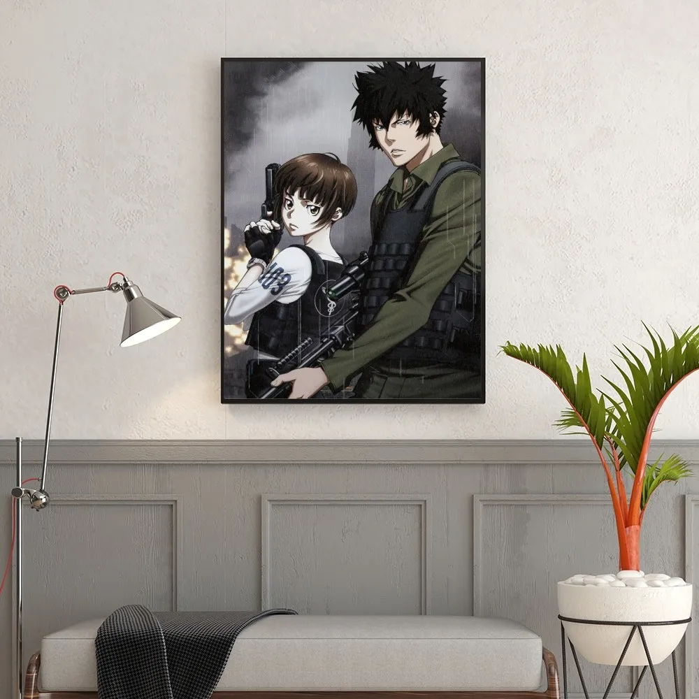 PSYCHO PASS  Poster Self-adhesive Art Poster Whitepaper Prints Posters Artwork Aesthetic Art Wall Painting