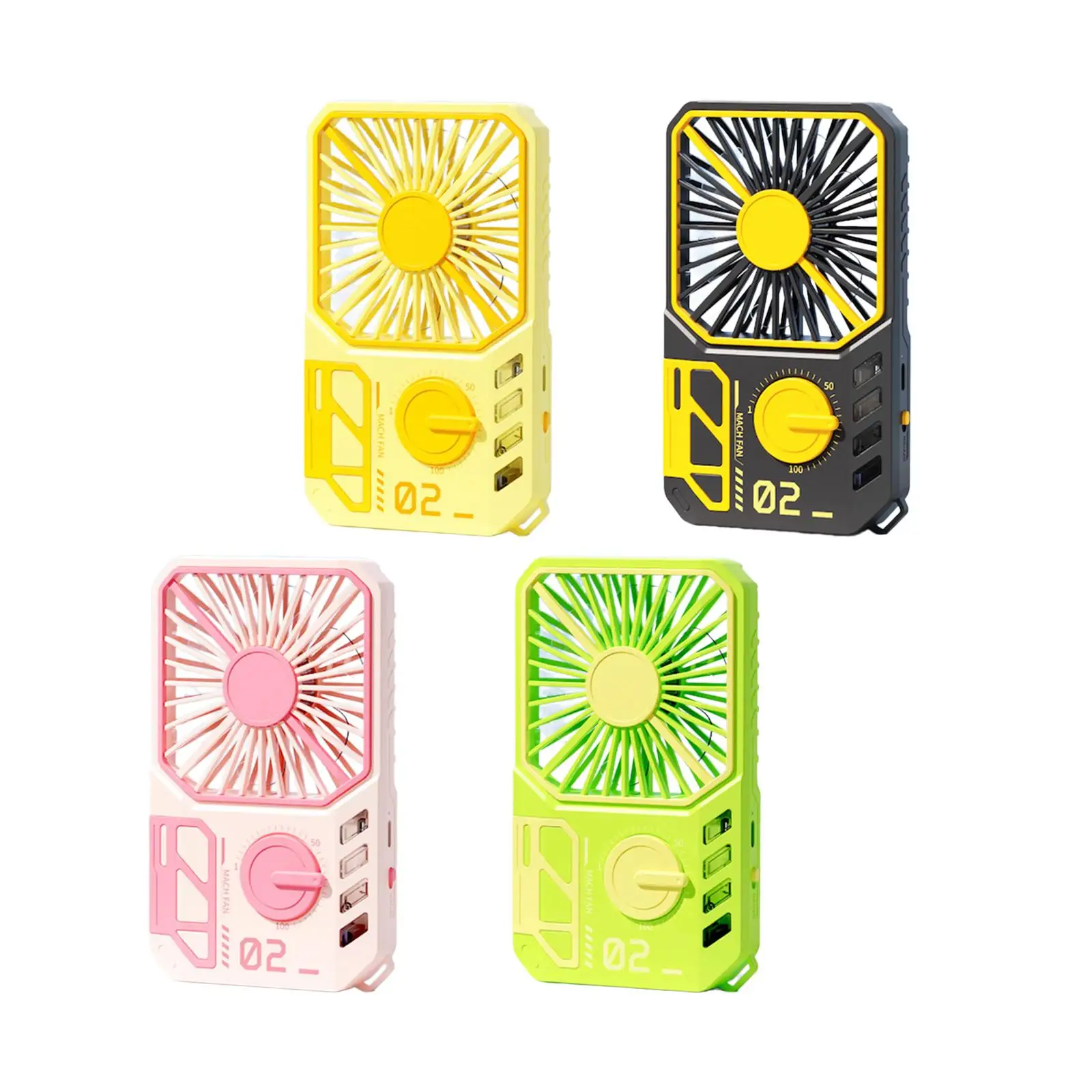 Handheld Fan Desk Fan Lightweight Quiet Adjustable Personal Fan Hanging Fan Mini Fan for Indoor Outdoor