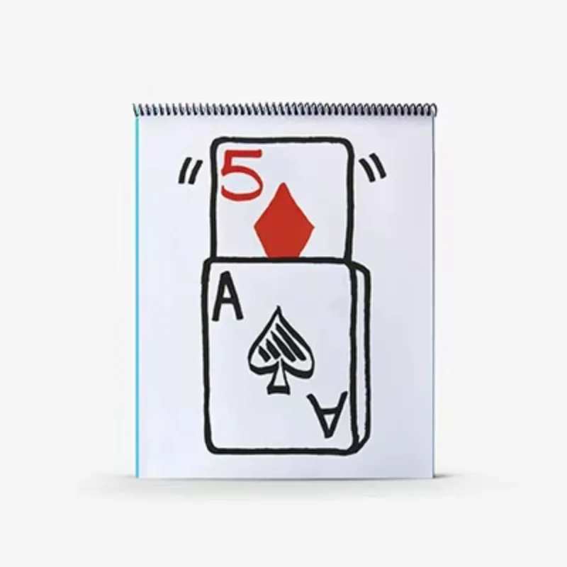 Professional Cardiographic Exclusive Rise Card Prediction (35.5*28cm) For Magician Stage Illusion Gimmick Props Magic Tricks Fun