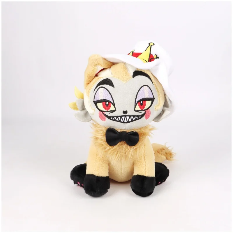 2024 New Hazbin Hotel Husk Meow Plush Dolls Husk Husk Meow Plush Toy Cute Cartoon Plushie Doll Soft Stuffed Anime Periphery Kid Gifts