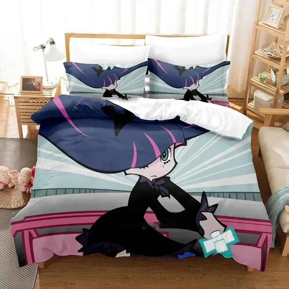 

Anime Panty Stocking 3D NEW Duvet Cover Pillowcase Bedding Set Adult Boy Girl Bedroom Decoration Children Single Double Large