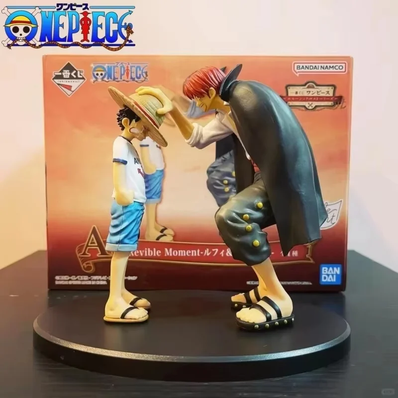 

Hot Original Bandai One Piece Kuji Ichiban Shanks Straw Hat Luffy Law Corazon Robin Olvia Yamato Anime Figures Toys For Kids