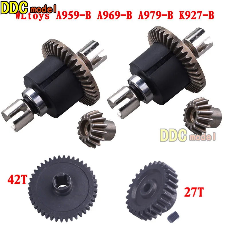 WLtoys A959 Parts remote control RC Car Spare Parts Upgrade Metal gear  For  A959 A979 K929 differential gear