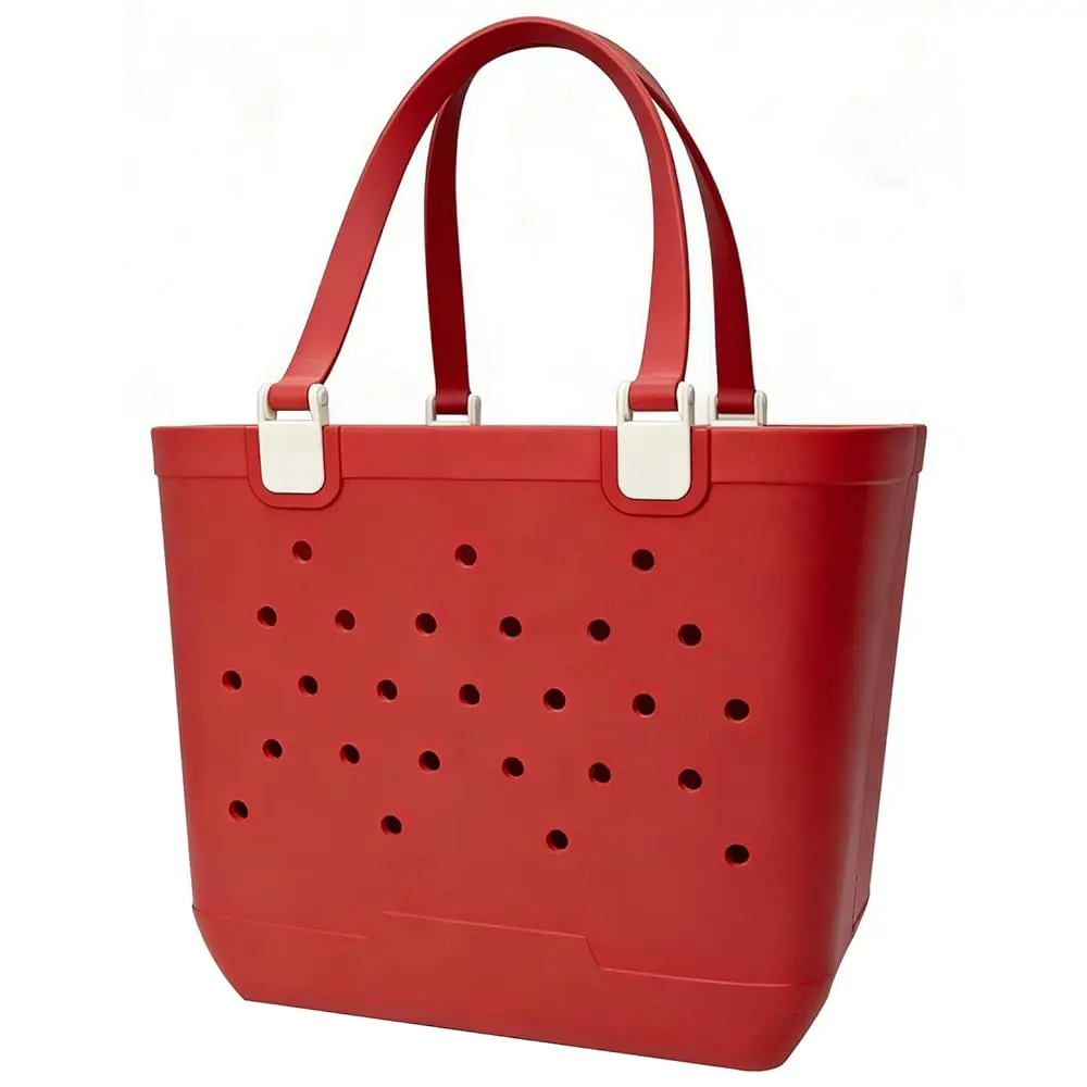 Envío Gratis - Bolsa de Playa Grande Resistente a la Arena, Bolsa de Goma con Bolsillo Impermeable para Viajes y Piscina - 18.5 L x 9.45 W x 13.39 H