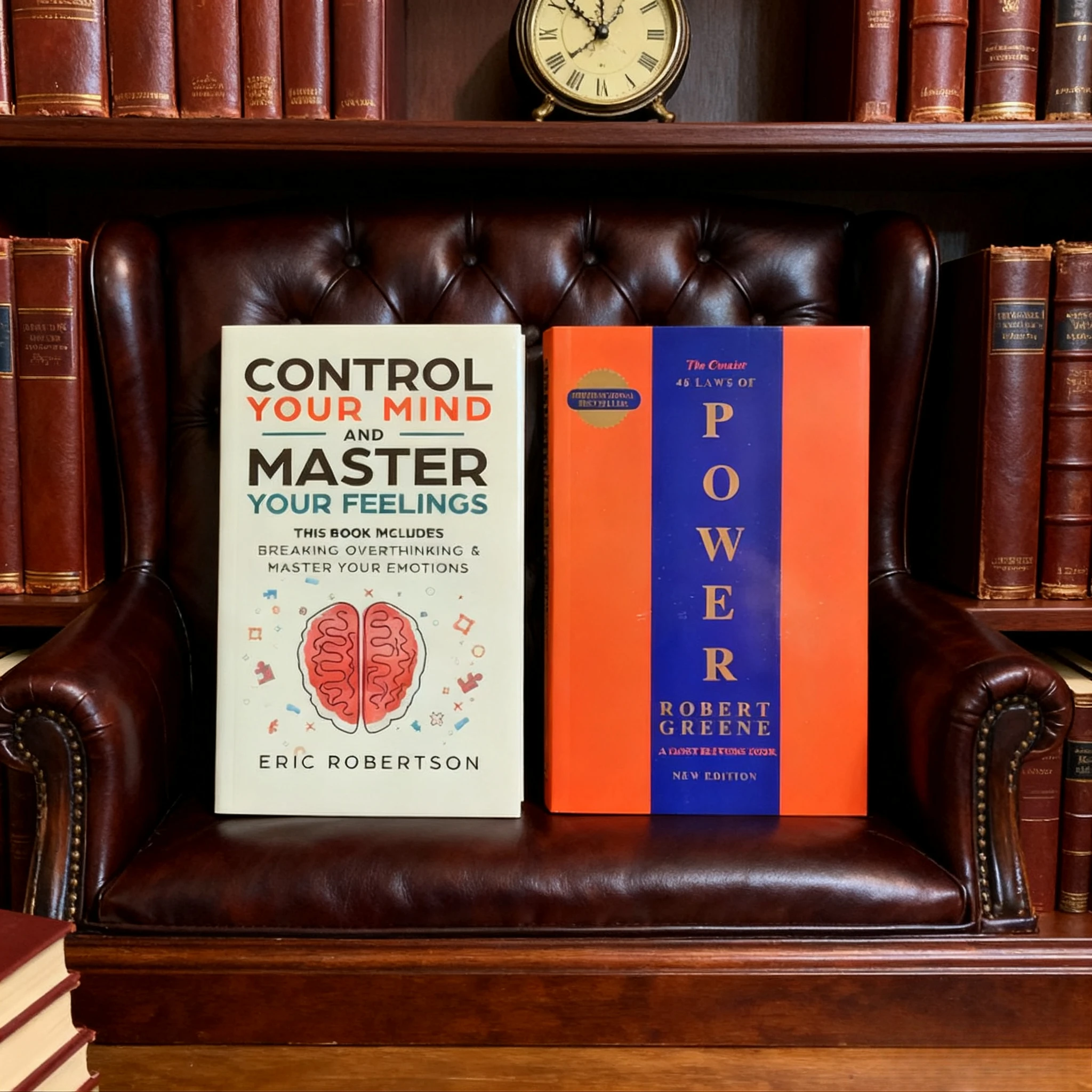 

《Лакоричный 48 Laws Of Power》+ 《Увеличьте разуму и служите ощущения》Предлочное право мощности игра Контроль ваших мысли Подарок