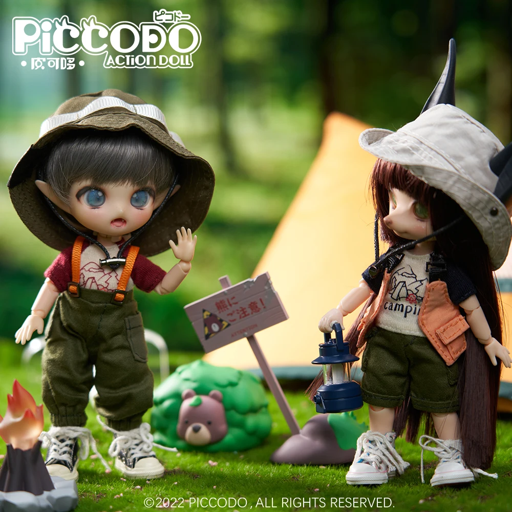 New Ob11 Doll Original Genuine Camping Doll Clothes Set Doll Accessories For Obitsu11, Molly , Gsc, Ymy Body, P9, 1/12bjd Doll