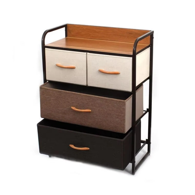 Modern Stainless Steel Dresser Storage Cabinet Bedroom Living Room Hotel